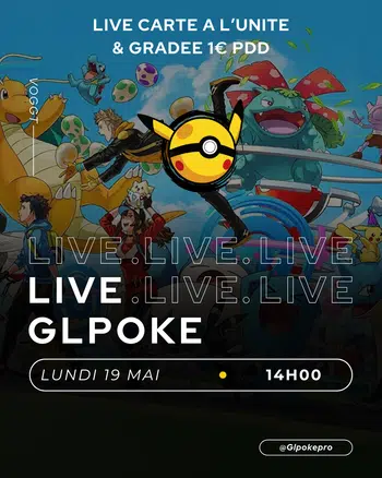 🔥🔥GLPOKE - SHOW CARTES UNITÉS & GRADEE FR - 1€ PDD🔥🔥