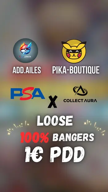 ⭐1€ PDD CARTES GRADÉE ET LOOSE ⭐