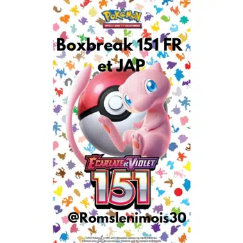Box break 151 FR et JAP Pokémon go et zénith suprême