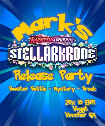 Stellar Crown Release Show - 20x 10€ Voucher GA - Booster Battle - Mystery