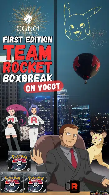 đ„1.Edition Team Rocket Box Breakđ„+1 Booster als KĂ€ufer GAđ„