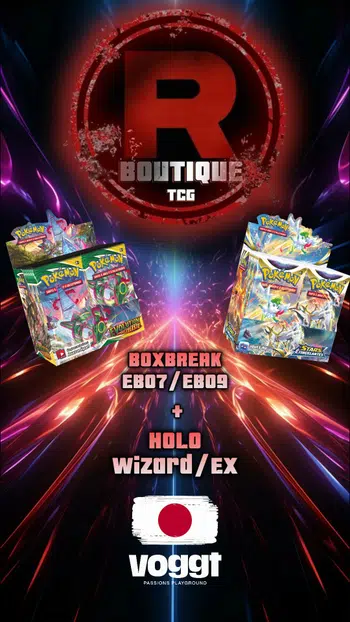 Boxbreak EB07 & EB09 / Carte à l'unité Holo Wizard/EX JPN Pour le premier Live Rocket-Boutique !