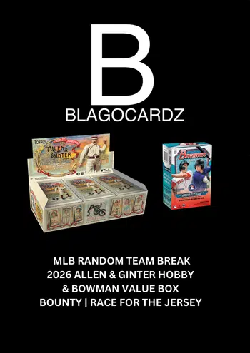 Allen & Ginter Repeat: Random Team Break mit Non-Baseball als Käuferbonus + Bowman Value #432