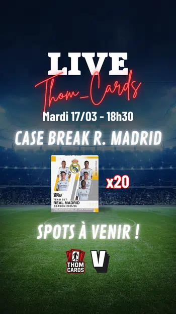 ⚽ CASE BREAK - 20 x TOPPS REAL MADRID TEAM SET 25/26 ! 💥