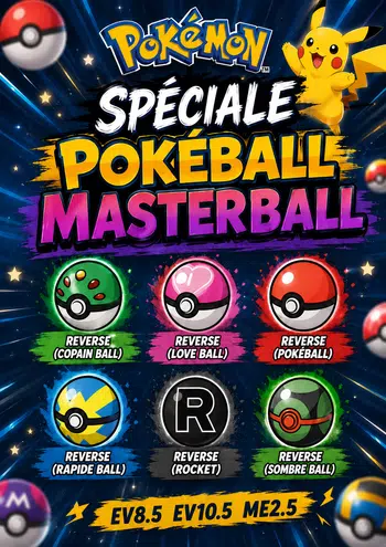 Live spécial Pokéball Masterball