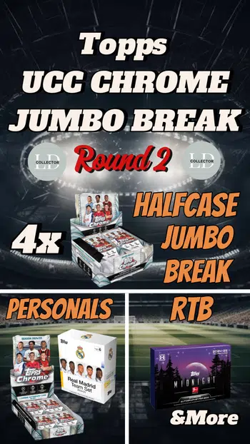 🔥UCC Chrome Half Case Jumbo 🔥Wie Weihnachten – nur mit mehr Glitzer und Rookie-Karten!🔥