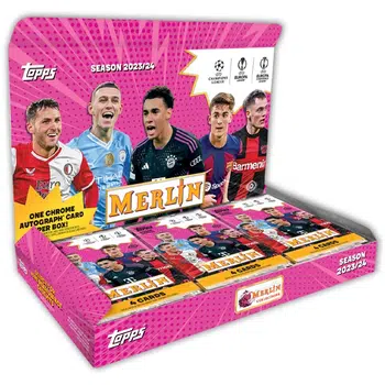 ⚽⚽⚽2 Hobby-Boxen Topps Merlin Chrome 23/24 UEFA Club Competitions Soccer⚽⚽⚽