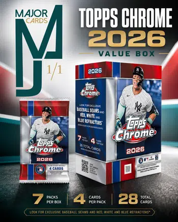 ✨⚾BREAK 1€ PDD NEW TOPPS CHROME BASEBALL 2026⚾✨