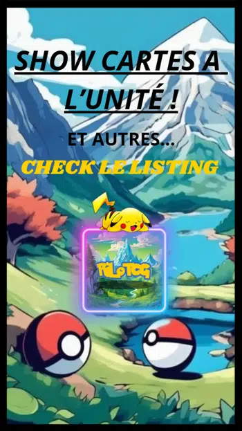 Carte a l'unité avec PDD FR ET JP : wizard, bloc ex, diamant perle platine, HS, etc