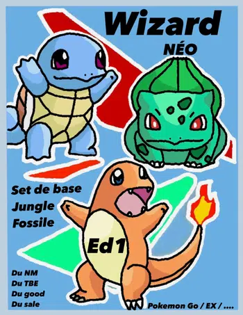 Wizards ED 1 (et ed2) !!! 🔥 Jungle, Fossile, Set de base, Néo et du récent. Des Drac ! Tout est listé 👀