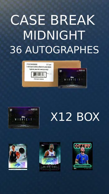 CASE BREAK TOPPS MIDNIGHT 2023-24 WEMBY RC
