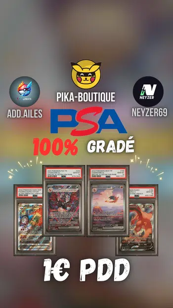 💥1€ PDD 100% PSA/CollectAura GROS BANGERS 💥