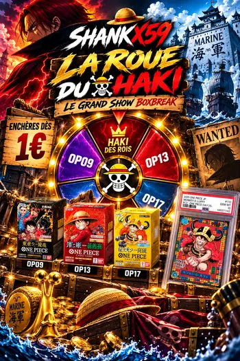 🏴‍☠️ ONE PIECE ⚡ LA ROUE DU HAKI 🎡 DÈS 1€ 🎁 PSA 10 À GAGNER !