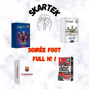 ⚽ 1€ FOOT : Topps Forever Barca & Focus Liverpool & Daka Real - Barca !⭐