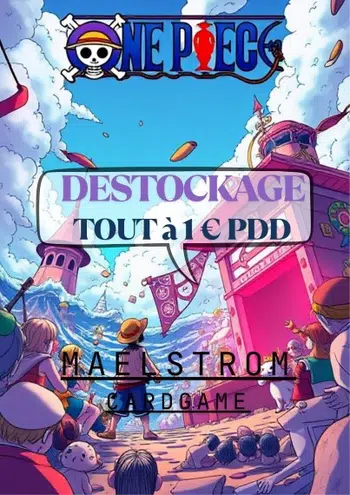 Destockage one piece à 1e pdd