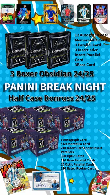 PANINI BREAK NIGHT! ⚽Obsidian Hit Garant & Kaboom Hunt! ⚽🪄
