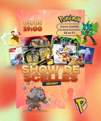 Show 100% Scellés Récents -> ETB 8.5, Display EV09, ETB EV09, Display de Kit AP EV09 😱 + Build and Battle EB10,11,12, EV01,02,03,04 à 1€ prix de départ 🔥🚀🤯😍💫