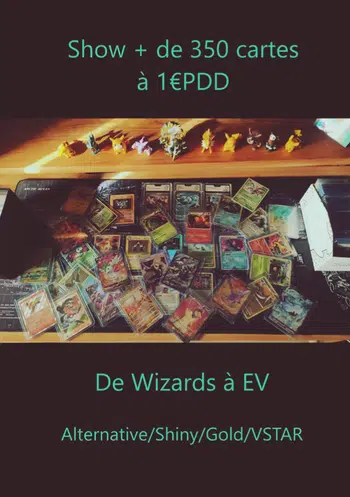 Show + de 350 cartes à 1€ PDD (Wizards à EV)