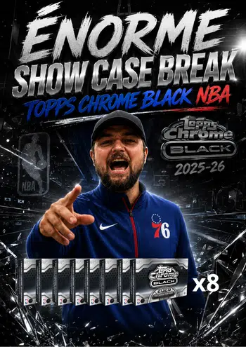 ENORME SHOW NBA RELEASE TOPPS CHROME BLACK CASE BREAK 🏀