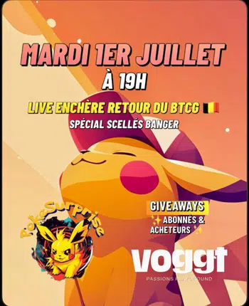 Retour du BTCG 🇧🇪 Spécial scellé Banger