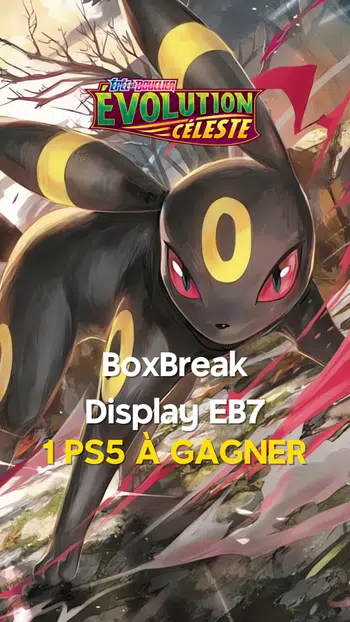 ⚡️ BOXBREAK DISPLAY EB7 - Evolution Celeste 👑 1 PS5 À GAGNER