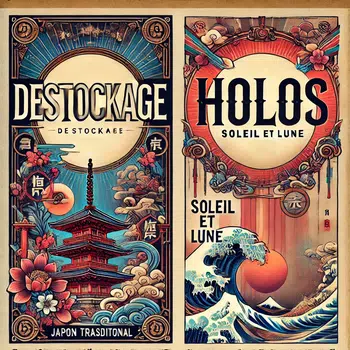 1€ PDD Soleil & Lune 🌸 Les plus belle holos