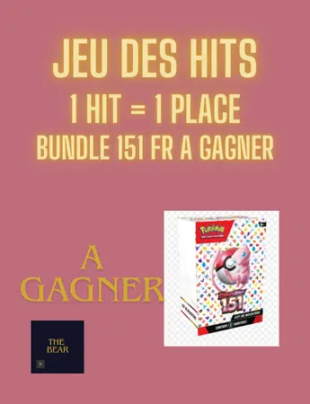 ✨POKEMON : VIENS GAGNER TON BUNDLE 151✨