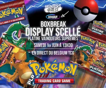 Boxbreak Display Scellé PLATINE Vainqueurs Supremes 1e PDD