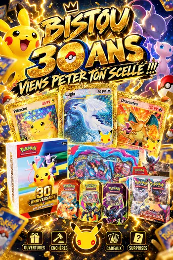 30 ans : Boxbreak ou Scellé Bundle à Gogo