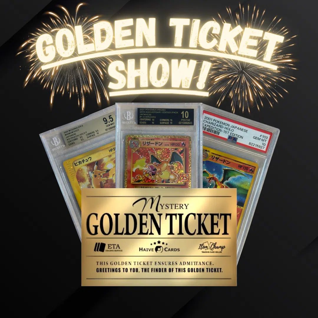 Voggt Watch Golden Ticket Show Black Label Charizard