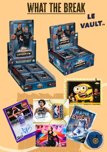 Sunday Night Break spéciale NBA - Topps Chrome Update ! Le tirage d'une vie