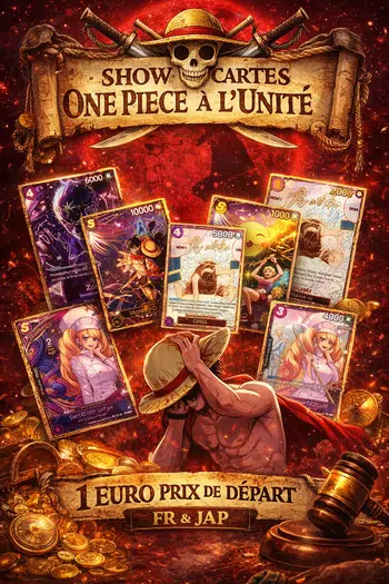 MEGA SHOW 1€PDD JAP/FR carte a l’unité 🔥🏴‍☠️