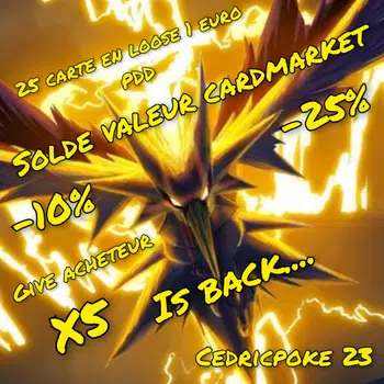 25 carte en loose 1 PDD + 80 carte - 10% -25% prix cardmarket + etb 151 + coffret V union Amphinobi