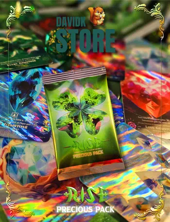 Rise TCG - Exclusivité PRECIOUS PACK ( + 100 Cartes a l'unité au choix )