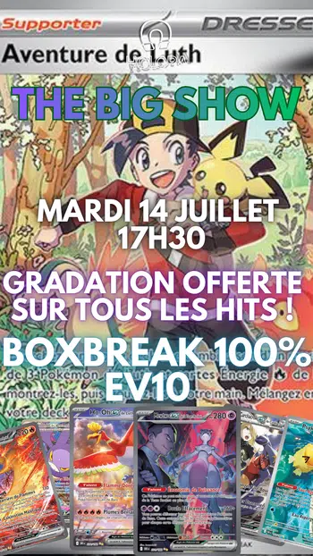 🧲 100% BOXBREAK EV10 - GRADATION OFFERTES SUR TOUS LES HITS !  🧲