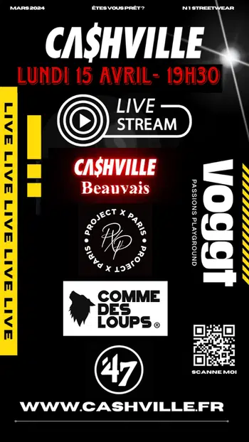 SHOW PROJECT X PARIS, COMME DES LOUPS ET CASQUETTES