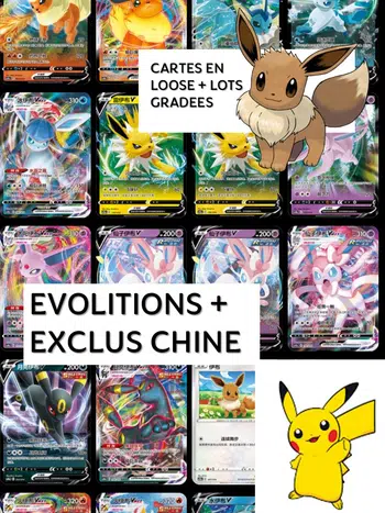Live Evolitions : cartes en loose, gradées, goodies, exclus, ...
