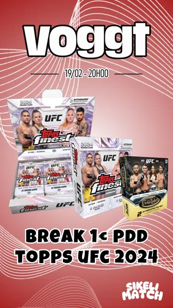 BREAK TOPPS UFC 2024 1€ PDD