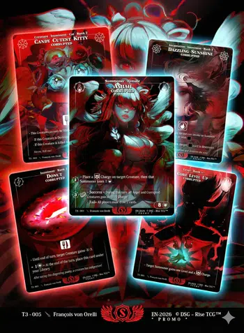 Nul n'est à l'abri 💢. La vague CORRUPTED approche."🖤