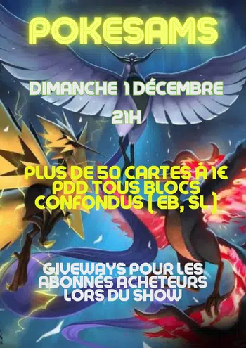 Live Cartes 1€ PDD avec Giveways