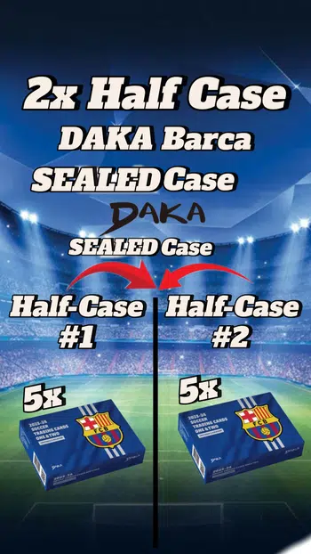 💥 Sealed CASE 💥 2x Half-Case DAKA Barcelona Set🔥 + Givi‘s