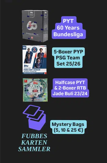 🔥60 Years Bundesliga & PSG Team Set & Jade Buli Halfcase + Rest RTB & Mystery Bags🔥