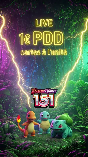 🔥 Cartes Pokémon 1€ PDD 🔥