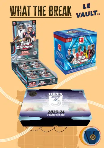 Topps Chrome NFL + Sapphire Bundesliga ! Topps Three 23-24 Wemby auto Rookie  🥹