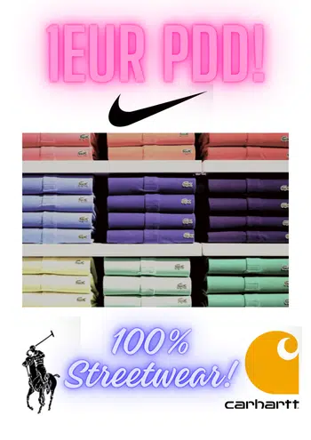 PDD 1€ Ralph Lauren, Lacoste, Nike, Adidas.. +Giveaway