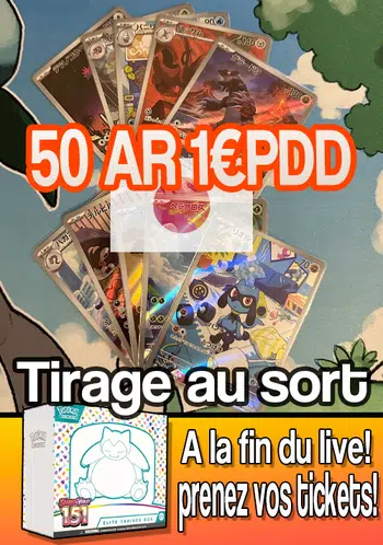 50 AR 1€PDD - ETB 151 A GAGNER!!