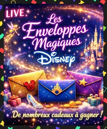 LIVE ENVELOPPE MAGIQUE DISNEY