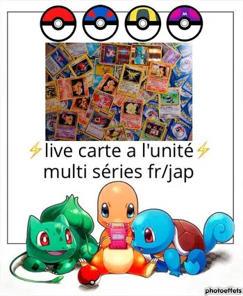 ⚡️carte à l’unité fr/jap ⚡️