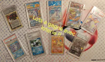 Full Gives / Carte Gradé / wizards ed1 /Carte loose banger Jap & Fr/vintage Fr et Jap /Lamincards/ loterie avec lot à gagner