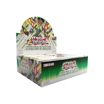 le retour pour yugioh en  box break L'Évolution du Duelliste 1 euro